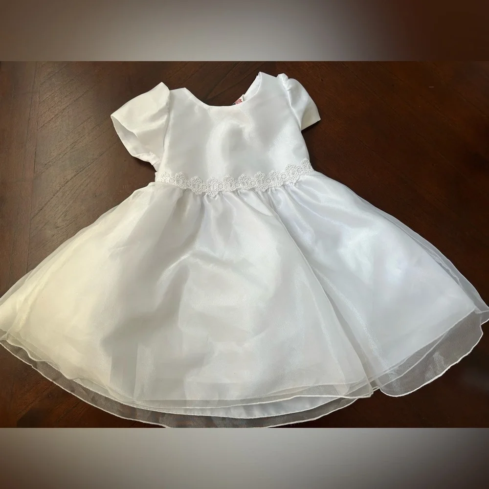 SABALAND Elegant White Lace Kids Costume  SIZE XL